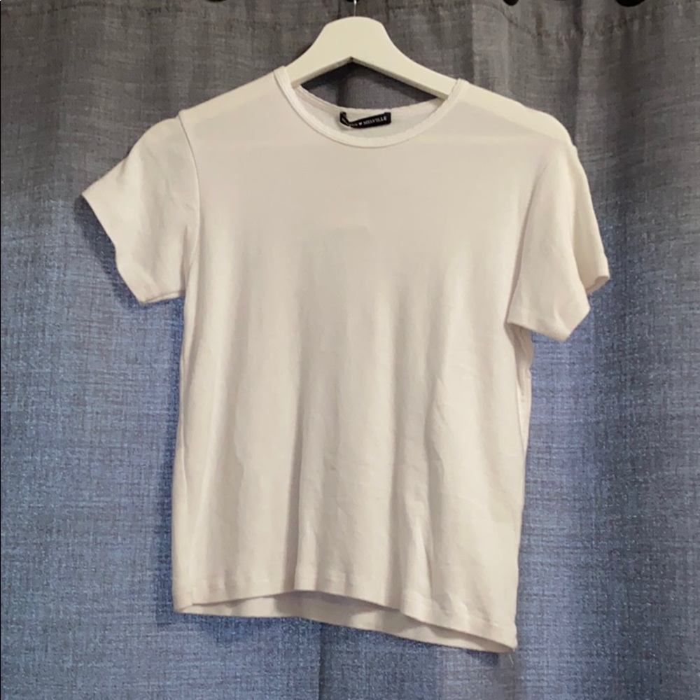 NWT brandy Melville white tee